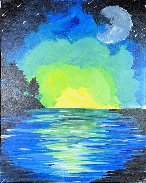 Moonlit Lake